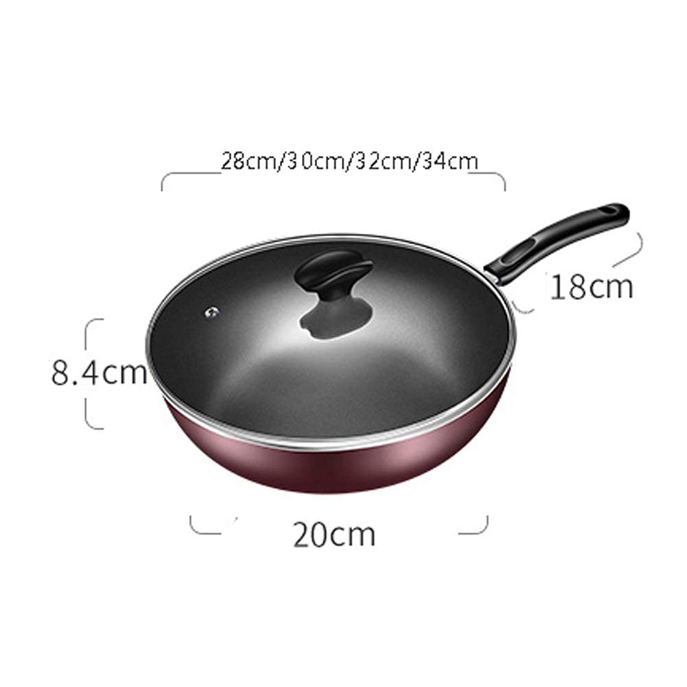 Amazon｜中華なべ鍋ノンスティック中華なべ、ノンスティック誘導中華